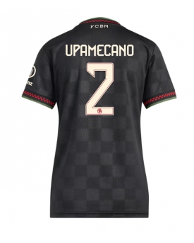 Bayern Munich Dayot Upamecano #2 Maglia Gara Terza Repliche 2025-26 Donna Maniche Corte